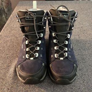 Ahnu Montara by Teva Blue Waterproof Hiking Boots